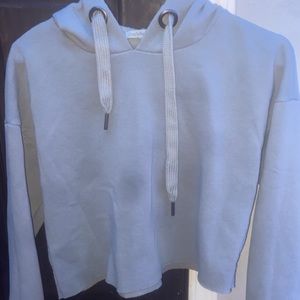 Charlotte Rues Gray Crop Top hoodie